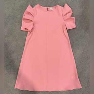 SHEIN Textured Pink Dress